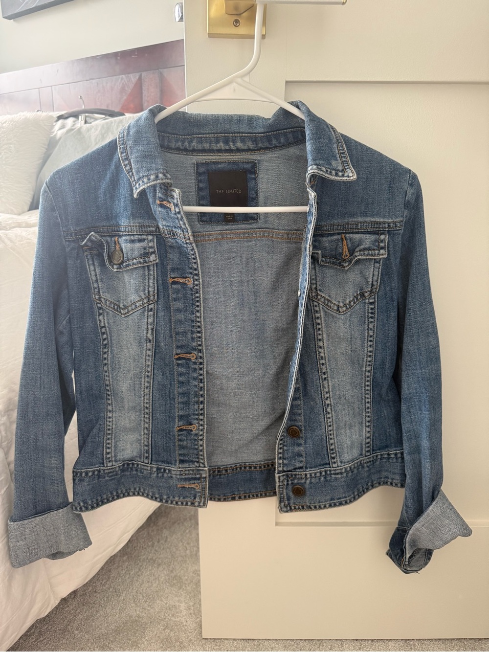 The Limited Classic Light Blue Denim Jacket